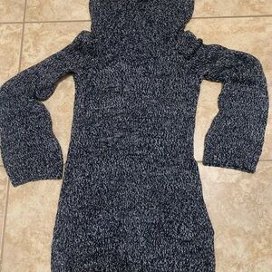 Cozy Knit Hooded Sweater Dress